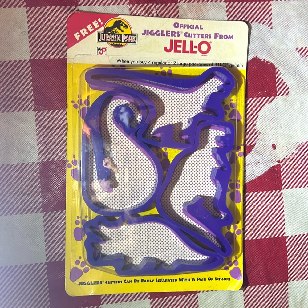 NIB 1994 Jurassic Park Jello Cutters